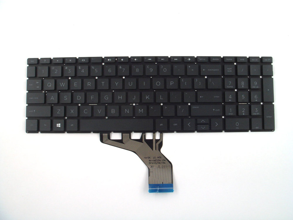 New-Orig HP Pavilion x360 15-DQ 15-DB 15-DX 15.6" US-English Non-Backlit Keyboard Black