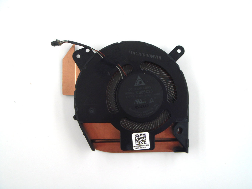 New-Orig Dell Latitude 5401 14.0" Cpu Cooling Fan for DIS Graphic 0WG3PW