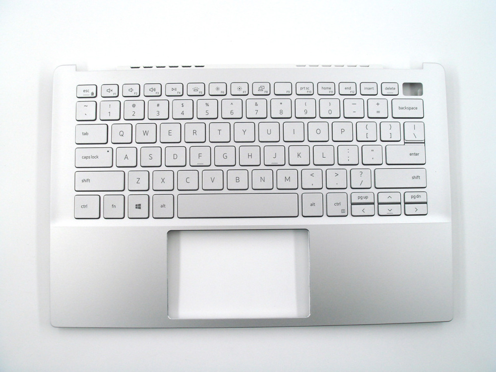 New-Orig Dell Inspiron 5390 5391 13.3" Palmrest Keyboard Bezel with US-English Backlit Keyboard Silver