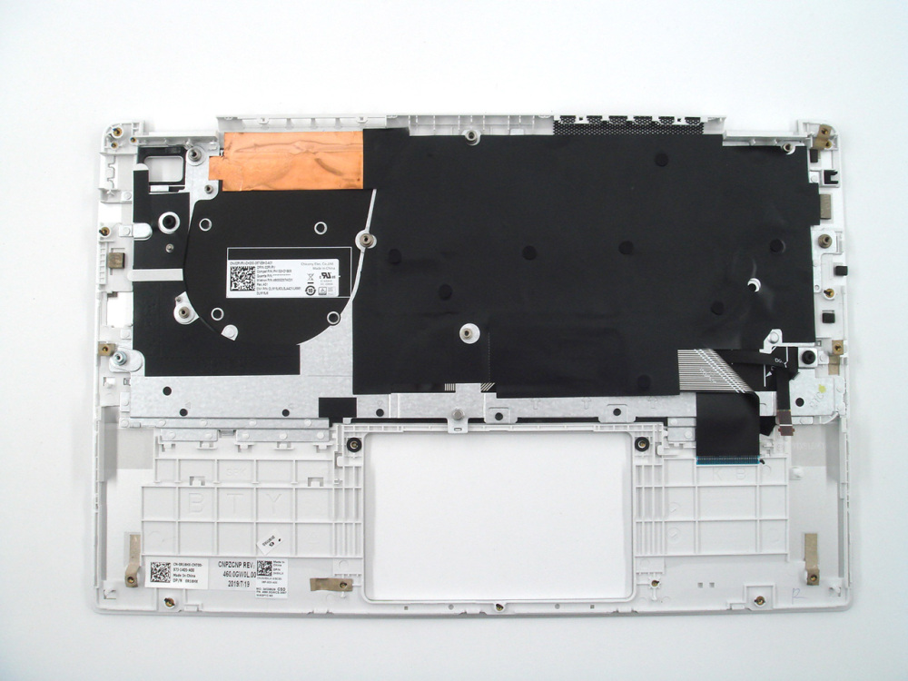 New-Orig Dell Inspiron 5390 5391 13.3" Palmrest Keyboard Bezel with US-English Backlit Keyboard Silver
