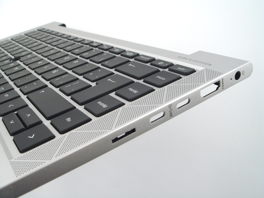 New-Orig HP Elitebook 840 G7 G8 14.0" Palmrest Keyboard Bezel with Latin-Spanish Backlit Keyboard Silver M36312-161