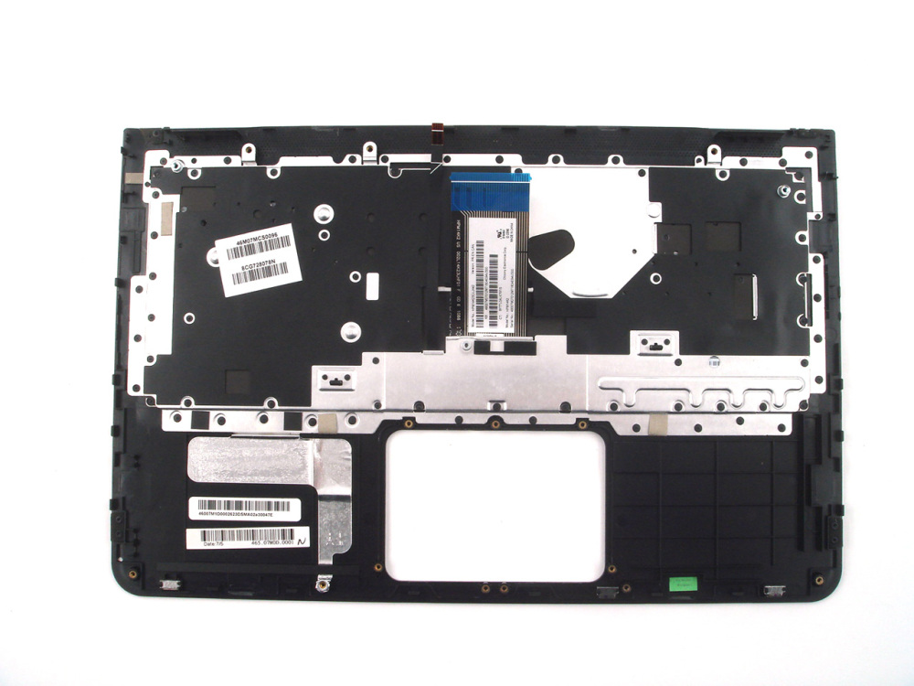 New-Orig HP Pavilion x360 13-U 13.3" Palmrest Bezel US-English Backlit Keyboard with Silver Stripe 856039-001