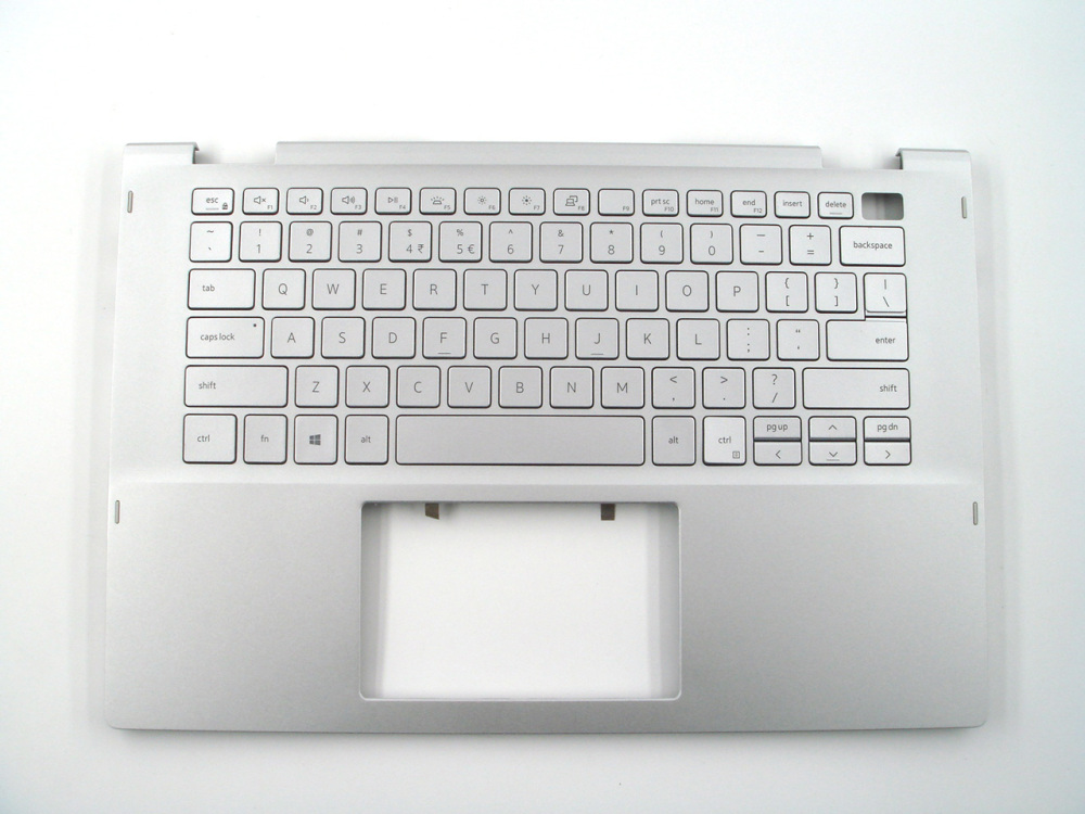 New-Orig Dell Inspiron 5400 5406 2-in-1 14.0" Palmrest Keyboard Bezel with US-English Backlit Keyboard Silver 0NWXT3