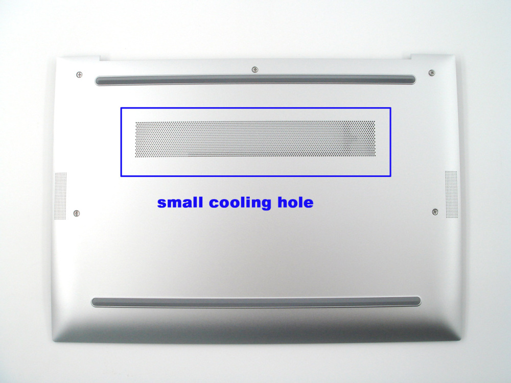 New-Orig HP Elitebook 840 G9 14.0" Base Cover Bottom Case Small Cooling Hole Silver