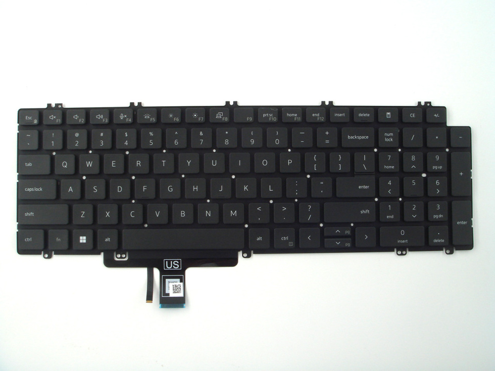 New-Orig Dell Precision 3560 3570 3580 15.6" US-English Backlit Keyboard Black
