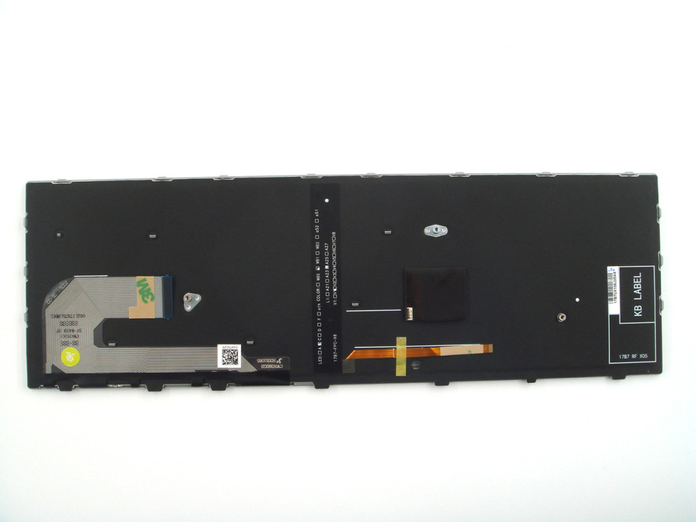 New-Orig HP Elitebook 850 855 G5 G6 15.6" Latin Backlit Keyboard L14366-161 Silver