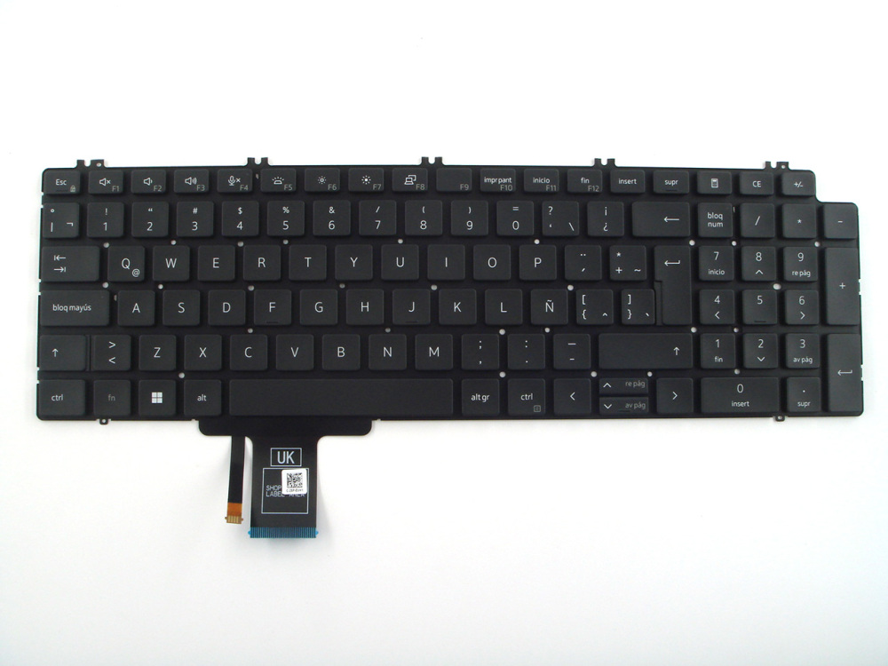 New-Orig Dell Precision 7550 7560 7750 7760 Latin-Spanish Backlit Keyboard Black 0KG9G3