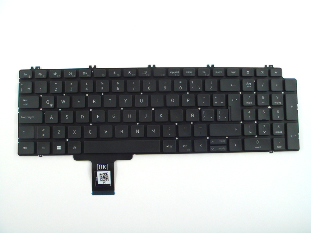 New-Orig Dell Precision 7550 7560 7750 7760 Latin-Spanish Non-Backlit Keyboard 06H2H7