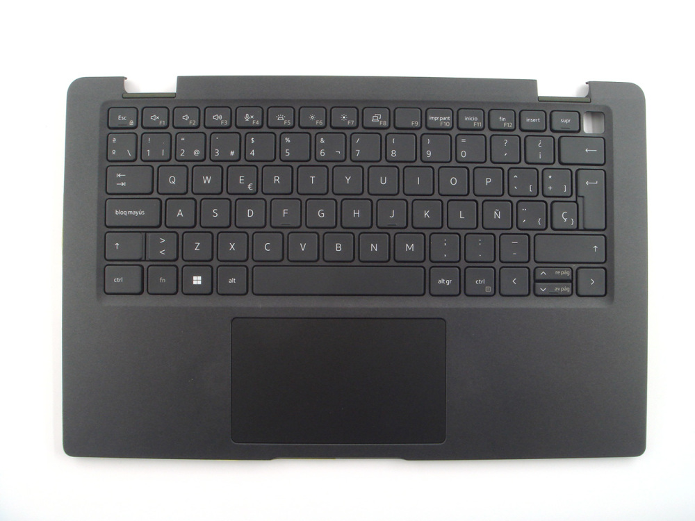 New-Orig Dell Latitude 7420 14.0" Palmrest Keyboard Bezel Spanish Backlit without SC Hole Black 07HD7X