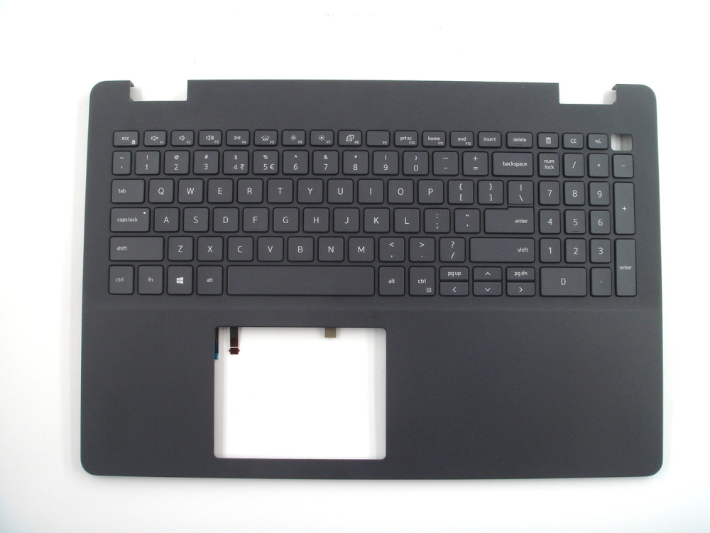 New-Orig Dell Vostro 3500 3501 15.6" Palmrest Keyboard Bezel with US-English Backlit Keyboard without Type-C Hole 0NY3CT Black