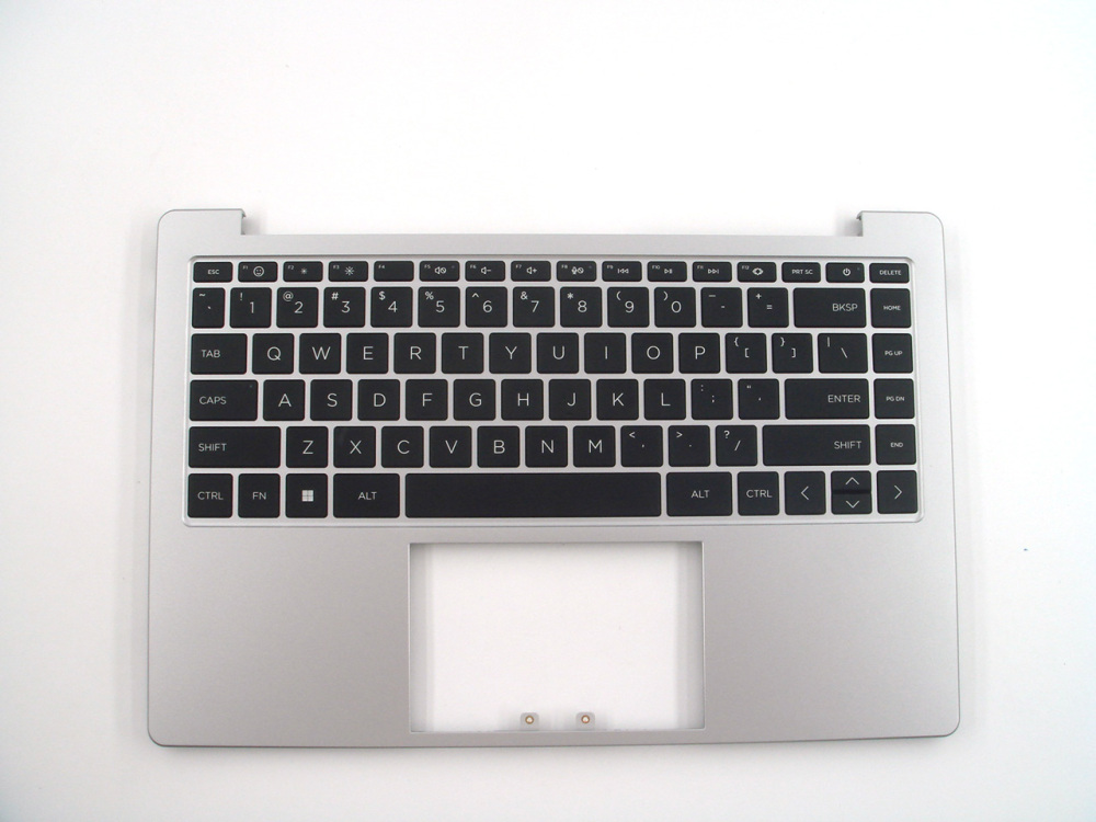 New-Orig HP 240 245 G10 14.0" Palmrest Keyboard Bezel NFP US NBL Silver N50910-001