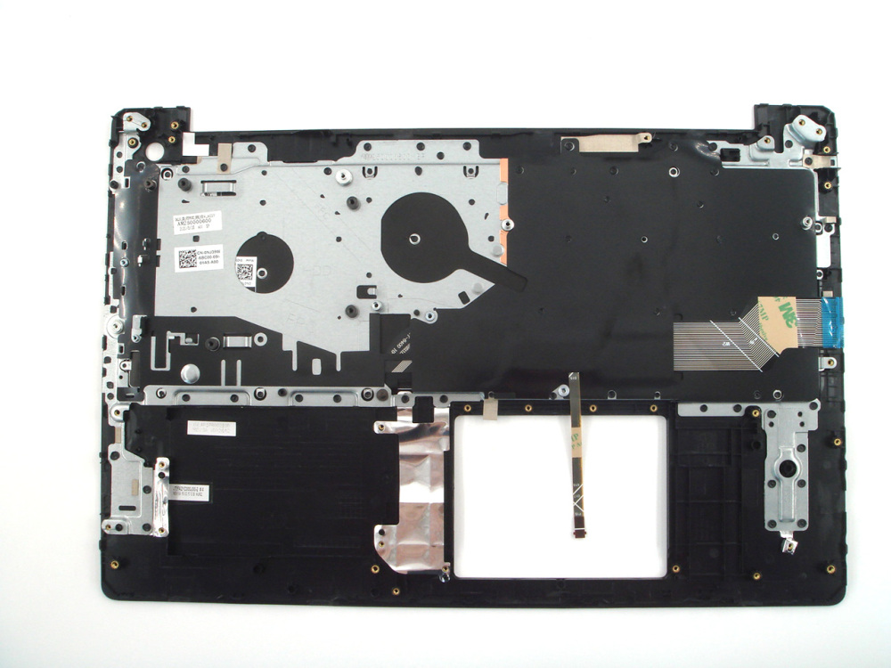 New-Orig Dell Latitude 3590 15.6" Palmrest Keyboard Bezel with US-English Backlit Keyboard withou Fingprinter Hole Black