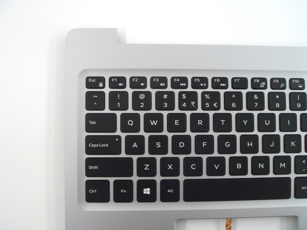 New-Orig Dell Inspiron 5570 5575 15.6" Palmrest Keyboard Bezel with US-English Backlit Keyboard Silver 0MR2KH