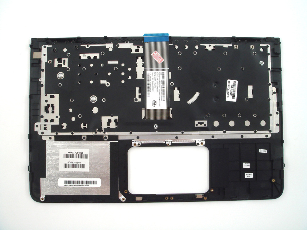 New-Orig HP Pavilion x360 11-U 11.3" Palmrest Keyboard Bezel with US-English Non-Backlit Keyboard with Silver stripe