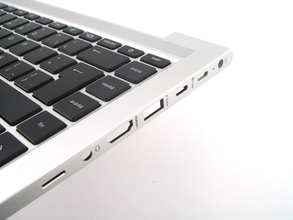 New-Orig HP Probook 440 G10 14.0" Palmrest Keyboard Bezel with Latin Non-Backlit Keyboard N42406-161 Silver