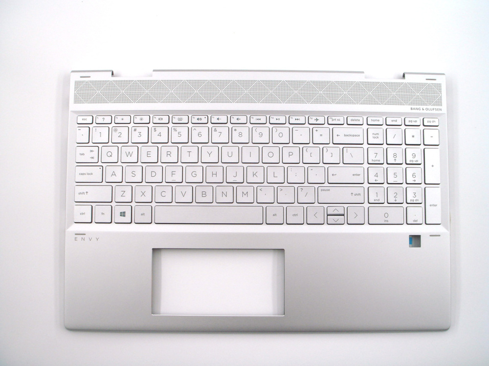 New-Orig HP Envy x360 15-DR 15.6" Palmrest Keyboard Bezel with US-English Backlit for DSC  L53815-001 Silver