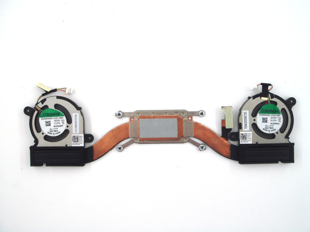 New-Orig Dell XPS 9310 13.3" Heatsink Assembly with Fan 0G4WF7 AT2SZ004SSL