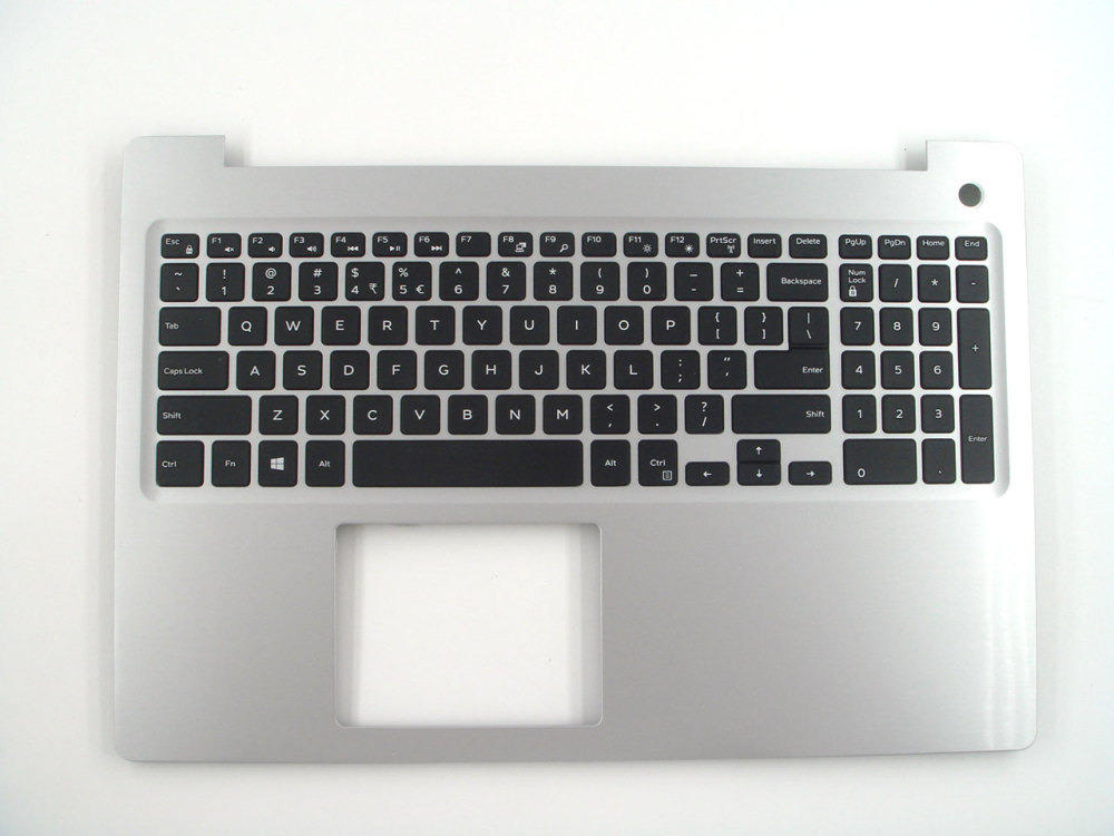 New-Orig Dell Inspiron 5570 5575 15.6" Palmrest Keyboard Bezel Wiht US-English Non-Backlit Keyboard Silver 0MR2KH