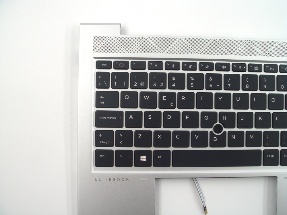 New-Orig HP Elitebook 850 855 G7 G8 15.6" Palmrest Keyboard Bezel with Spanish Backlit Keyboard Silver M07491-071 M35816-071