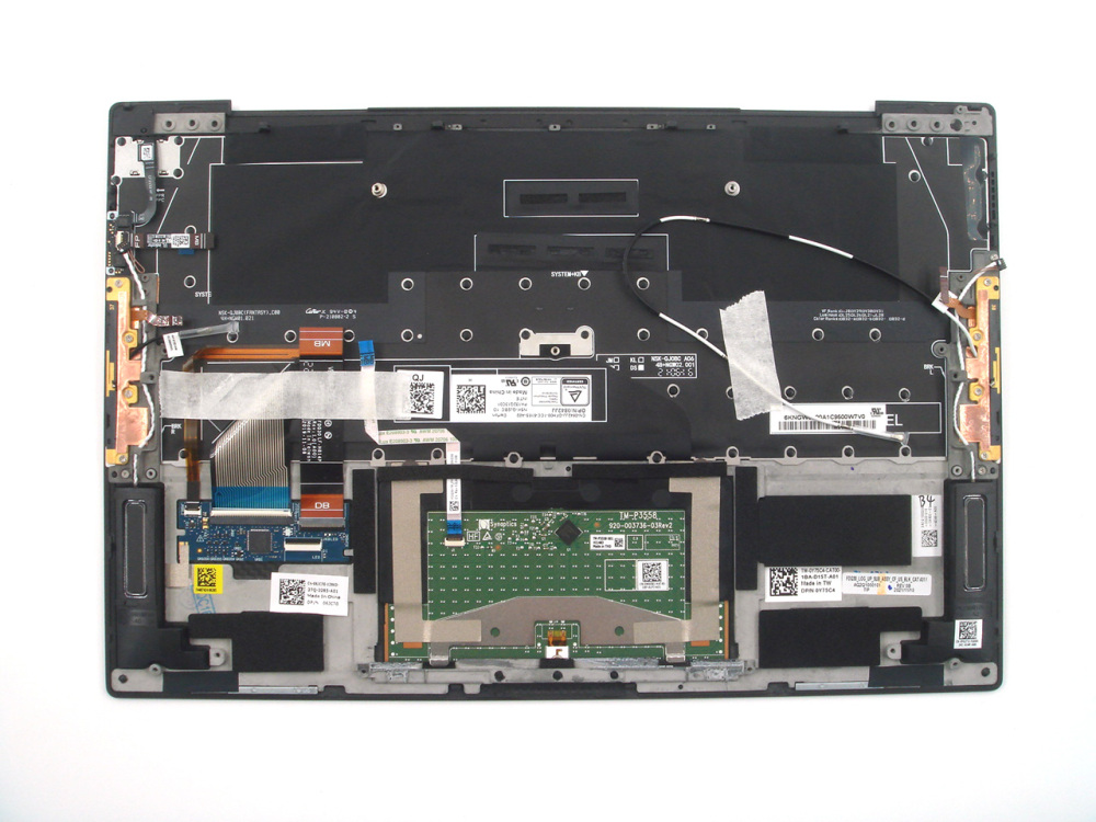 New-Orig Dell XPS 13 9300 13.3" Palmrest Keyboard Bezel with US-English Backlit Keyboard Black 06JC7G