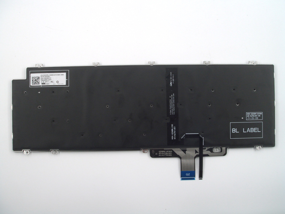 New-Orig Dell Precision 3560 3570 3580 15.6" Spanish Backlit Keyboard Black