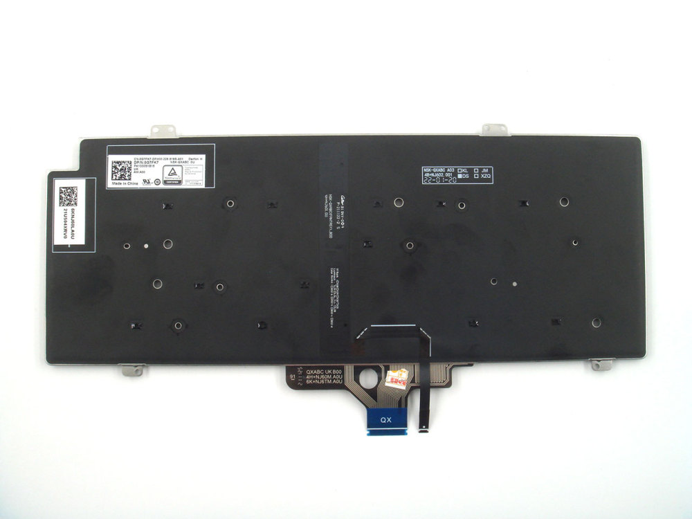 New-Orig Dell Latitude 5420 5430 7420 7430 14.0" UK-English Backlit Keyboard Black 0G7FK7