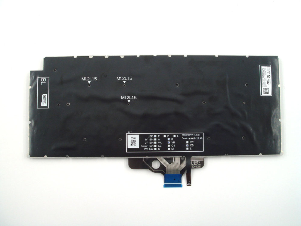 New-Orig Dell Latitude 7340 and 7340 2in1 13.3" US-English Backlit Keyboard Black 02DJVH