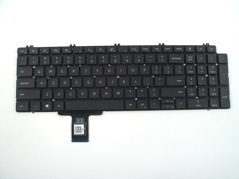 New-Orig Dell Precision 7550 7560 7750 7760 US-English Non-Backlit Keyboard 01WYH2