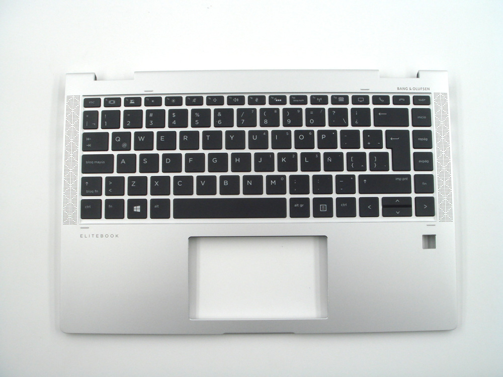New-Orig HP Elitebook x360 1040 G5 G6 14.0" Palmrest Keyboard Bezel with Latin Backlit Keyboard Silver L41041-161