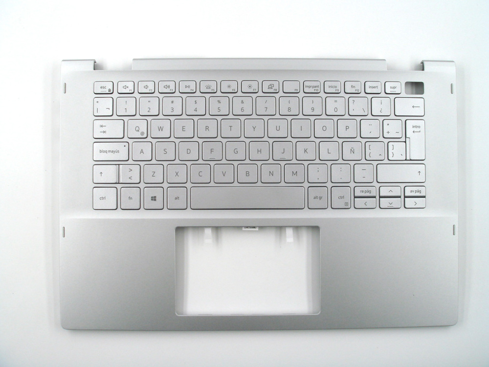 New-Orig Dell Inspiron 5400 5406 2-in-1 14.0" Palmrest Keyboard Bezel with Latin Backlit Keyboard Silver 0NWXT3