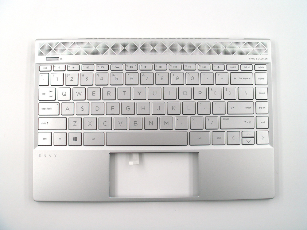 New-Orig HP Envy 13-AH 13.3" Palmrest Keyboard Bezel with US-English Backlit Keyboard Silver L19540-001