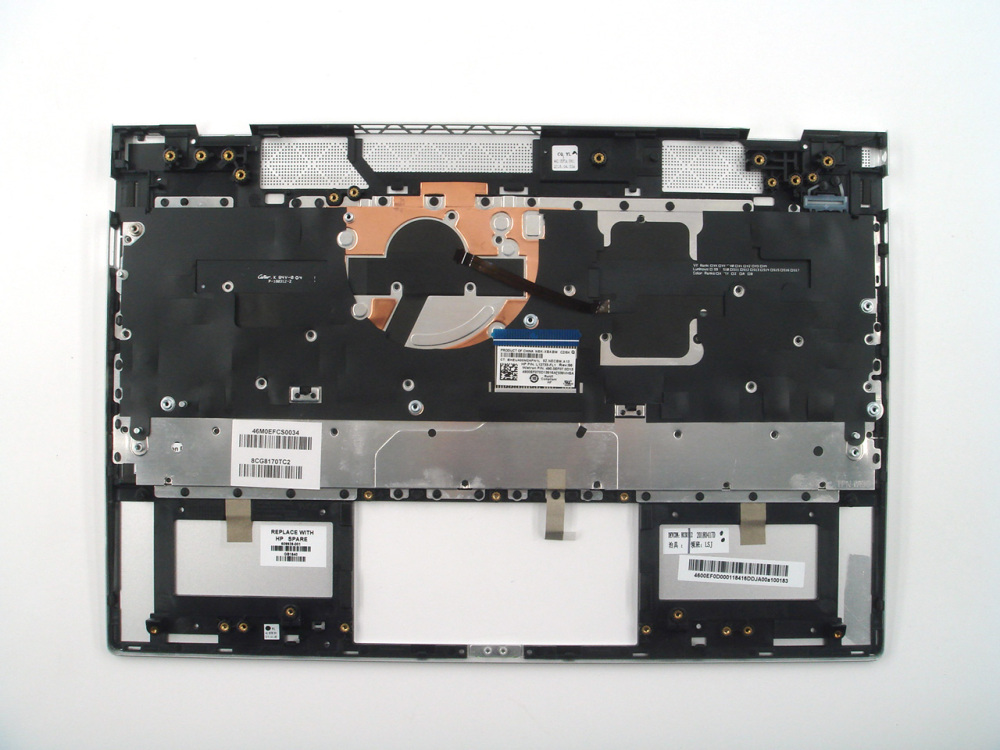 New-Orig HP Envy 13-AH 13.3" Palmrest Keyboard Bezel with US-English Backlit Keyboard Silver L19540-001