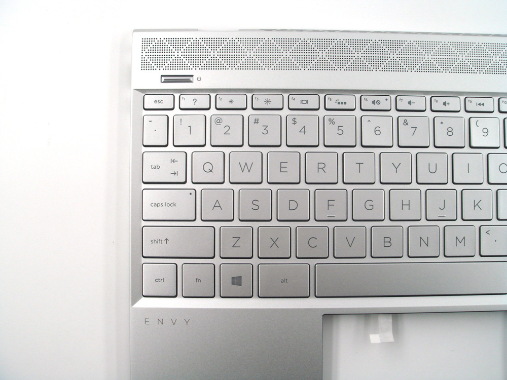 New-Orig HP Envy 13-AH 13.3" Palmrest Keyboard Bezel with US-English Backlit Keyboard Silver L19540-001