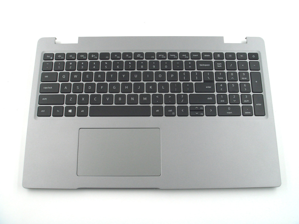 New-Orig Dell Latitude 5520 15.6" Palmrest Keyboard Bezel with US-English Backlit Keyboard with SC Gray
