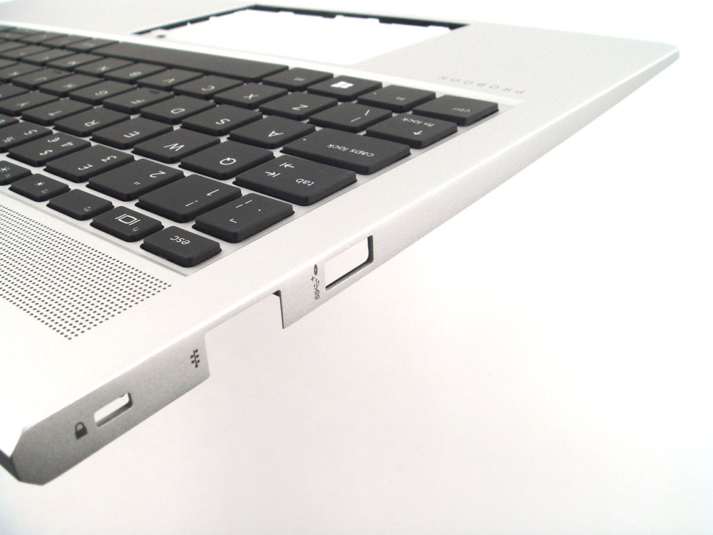 New-Orig HP Probook 450 455 G10 15.6" Palmrest Keyboard Bezel with UK-English Backlit Keyboard Silver N43874-031