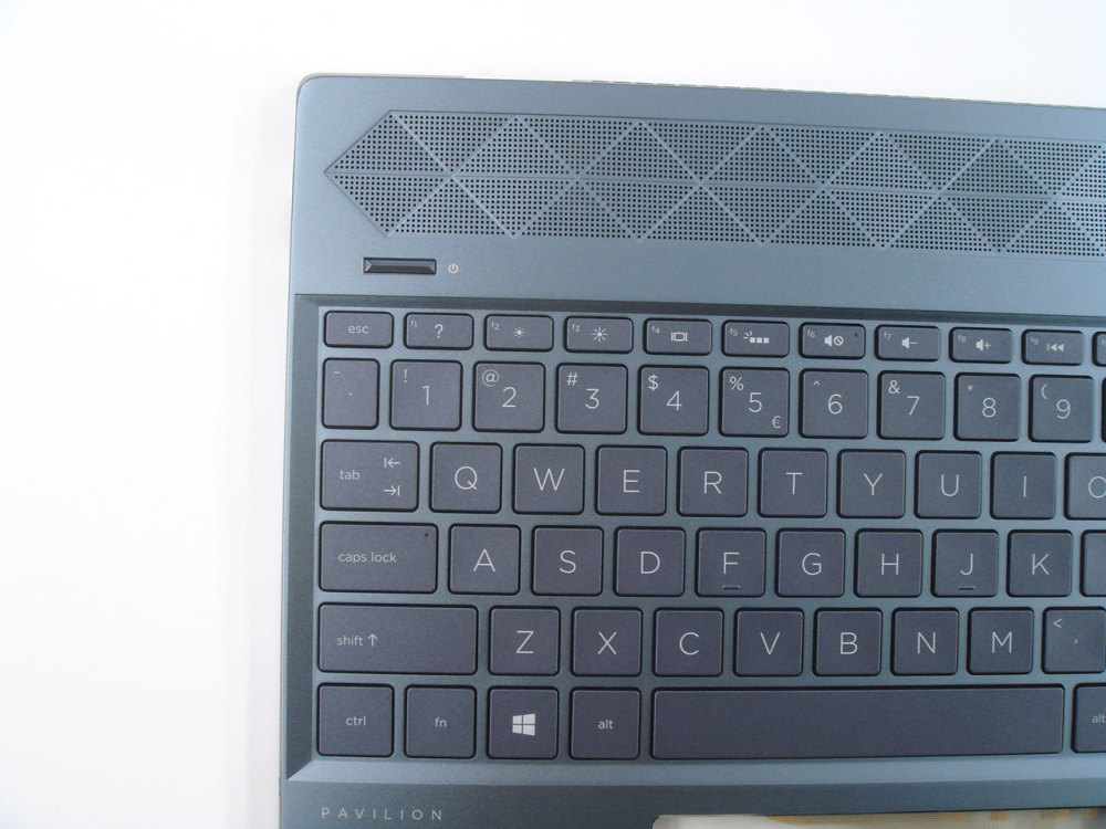 New-Orig HP Pavilion 15-CS 15-CW 15.6" Palmrest Bezel with US-English Backlit Keyboard Fog Blue L49391-001