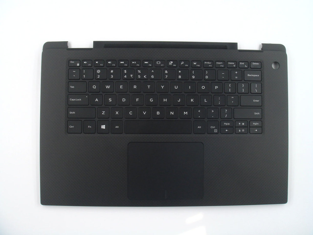 New-Orig Dell XPS 15 9575 2-in-1 15.6" Palmrest Keyboard Bezel with US-English Backlit Keyboard Black 0M9W9K