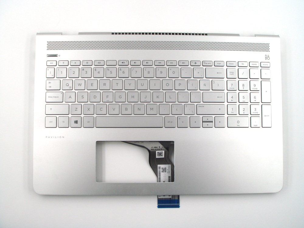 New-Orig HP Pavilion 15-CD 15-CC 15.6"  Palmrest Bezel with Latin-Spanish Keyboard 926858-161 Silver