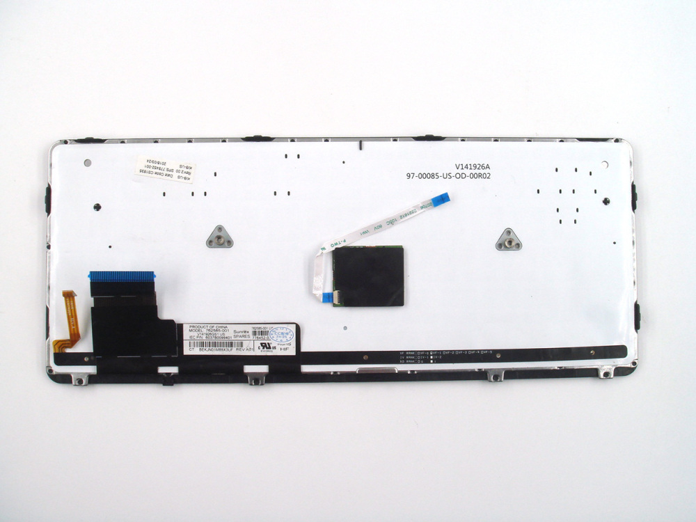 New-Orig HP Elitebook 725 820 825 G1 G2 12.5" US-English Backlit Keyboard Silver 776452-001