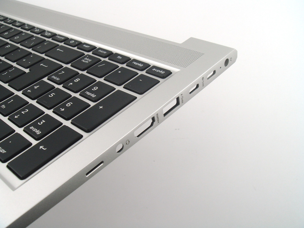 New-Orig HP Probook 450 G10 15.6" Palmrest Keyboard Bezel with Latin Backlit Keyboard Silver N43874-161