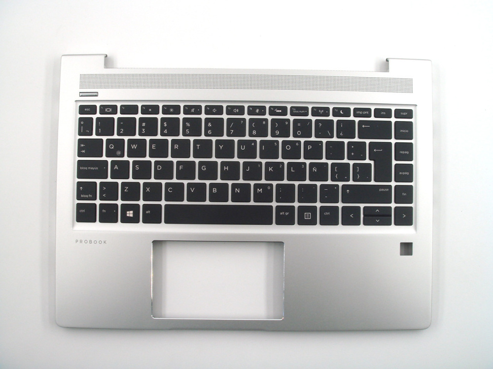 New-Orig HP Probook 440 445 G6 G7 14.0" Palmrest Keyboard Bezel with Latin Backlit Keyboard Silver L65224-161