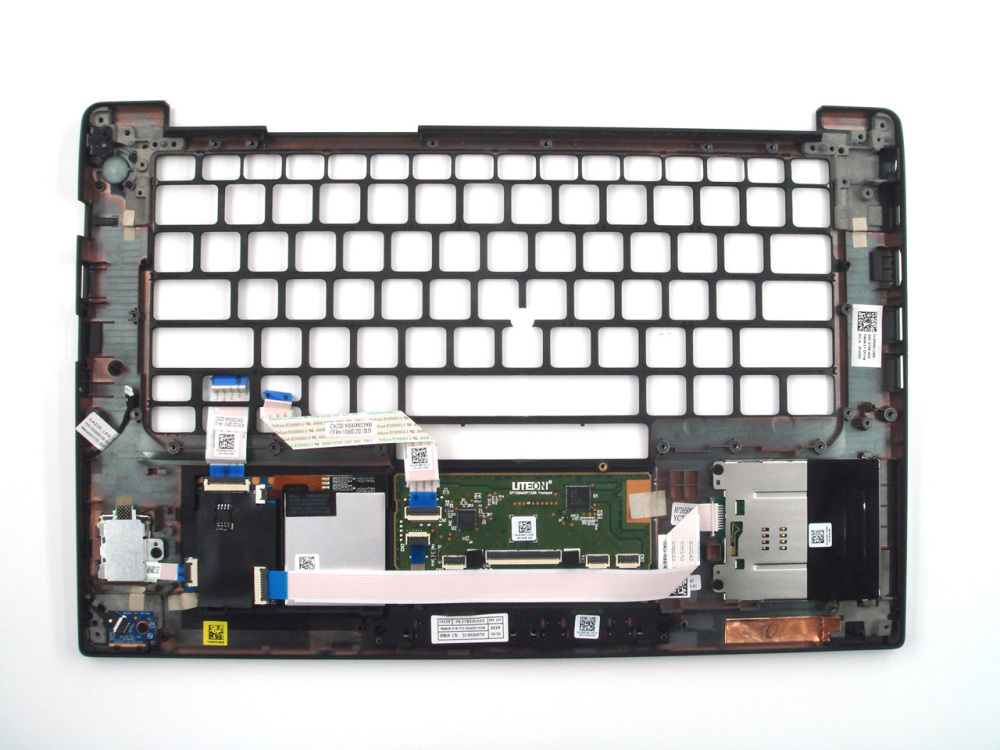 New-Orig Dell Latitude 7480 7490 14.0" Palmrest Keyboard Bezel for Dual Point Keyboard Black