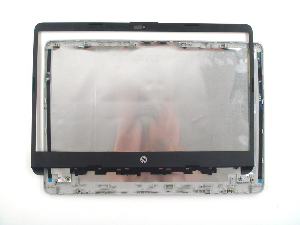 New-Orig HP 14-DQ 14-FQ 14-DR 14-FR 14.0" Lcd Back Cover and Front Bezel Silver L66227-001 L64907-001