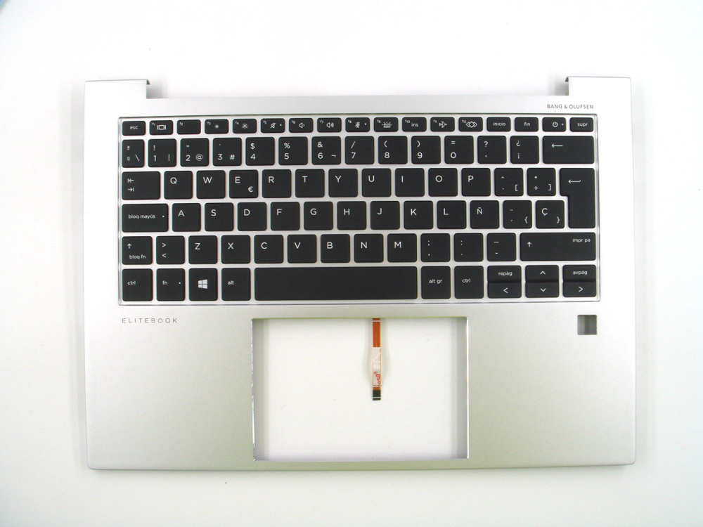 New-Orig HP Elitebook 840 845 G10 14.0" Palmrest Keyboard Bezel with Spanish Backlit Keyboard Silver N45442-071