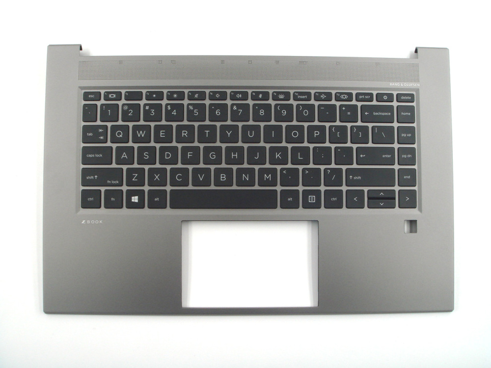 New-Orig HP Zbook Studio 15 G7 G8 15.6" Palmrest Keyboard Bezel with US-English Backlit Keyboard with HDMI Slot M14606-001 Gray