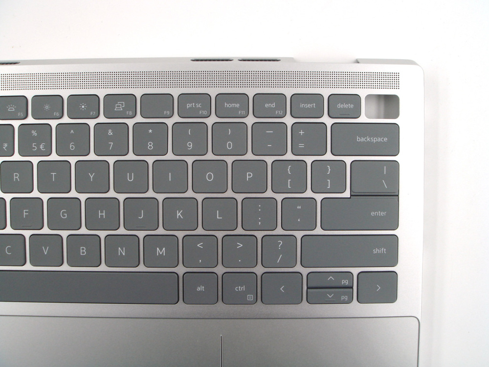 New-Orig Dell Inspiron 7420 7425 14.0" Palmrest Keyboard Bezel with US-English Backlit Keyboard Silver 0FNHC3