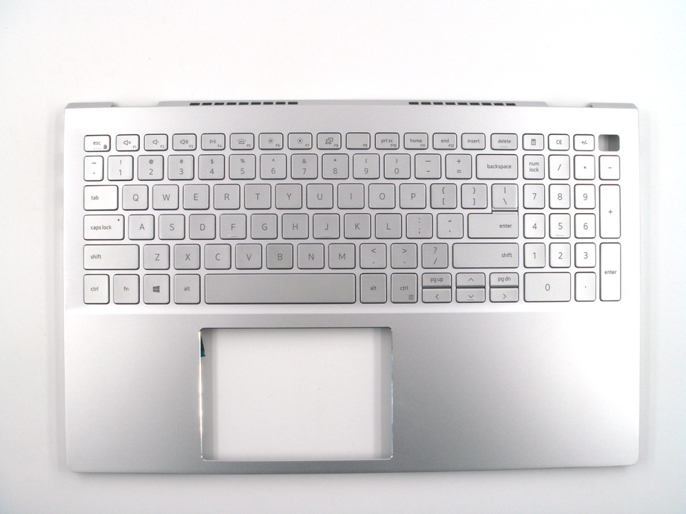 New-Orig Dell Inspiron 5501 5502 5505 15.6" Palmrest Keyboard Bezel with US-English Backlit Keyboard Silver 06XCC3