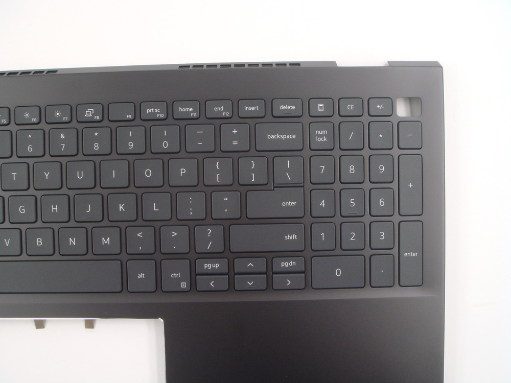 New-Orig Dell Vostro 5501 5502 15.6" Palmrest Keyboard Bezel with US-English Backlit Keyboard Gray 0G2VT3 0W7PK2