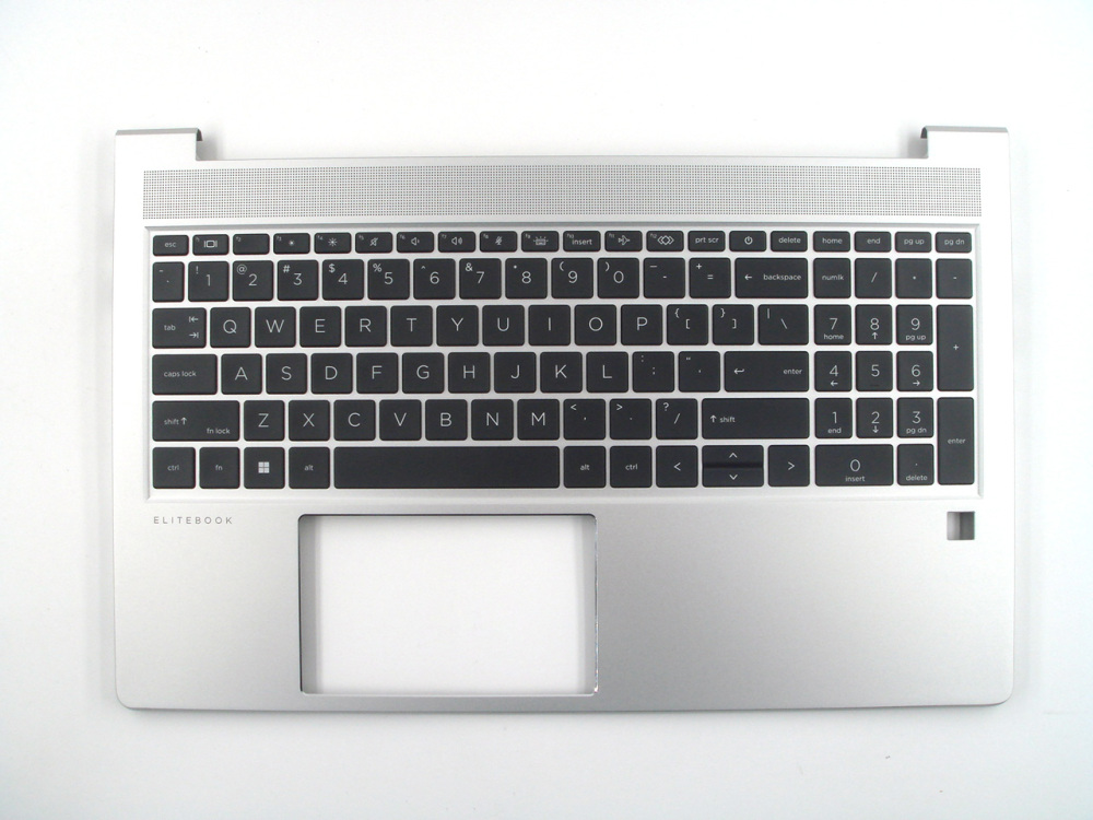 New-Orig HP Elitebook 650 655 G10 15.6" Palmrest Keyboard Bezel with US-English Backlit Keyboard Silver N45680-001