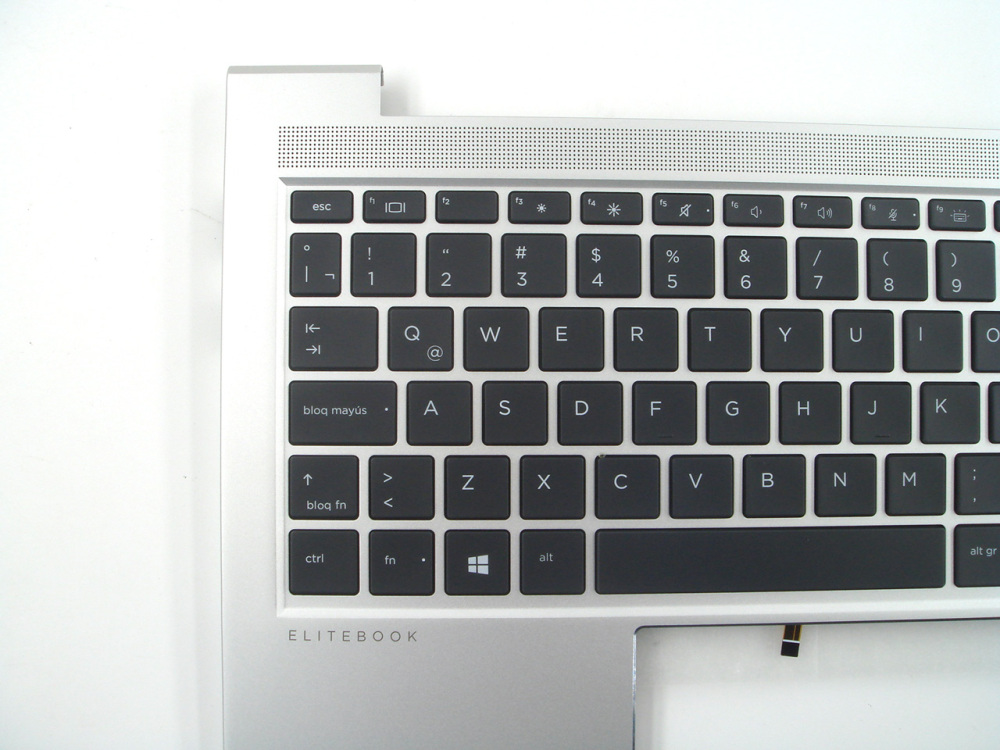 New-Orig HP Elitebook 640 645 G9 14.0" Palmrest Keyboard Bezel with Latin-Spanish Backlit Keyboard Silver N17709-161
